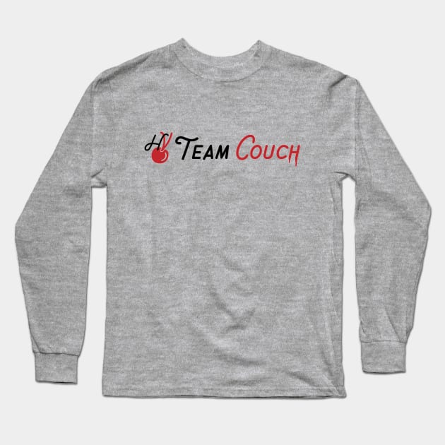 Team Couch Long Sleeve T-Shirt by HorrorVirgin